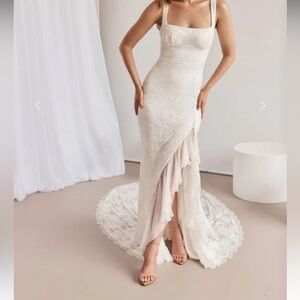 Grace Loves Lace Wedding Dress “Carmen” XS and Grace Veil